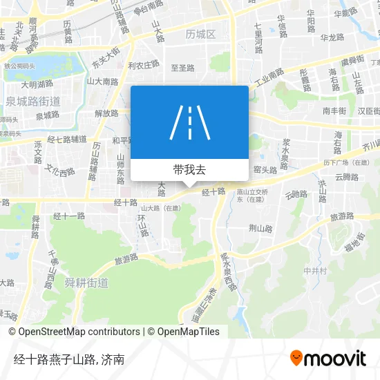 经十路燕子山路地图