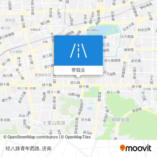 经八路青年西路地图