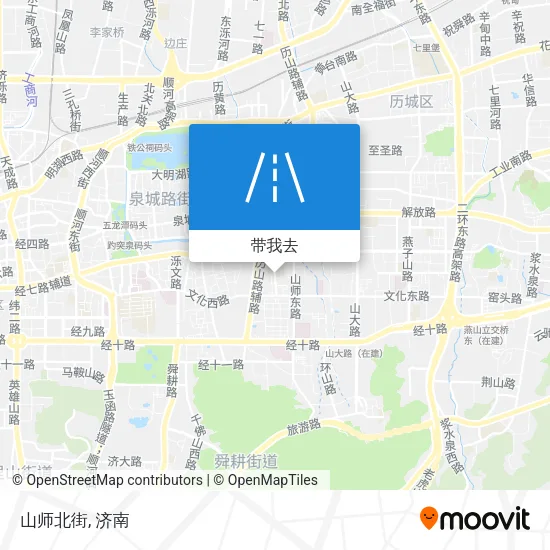 山师北街地图