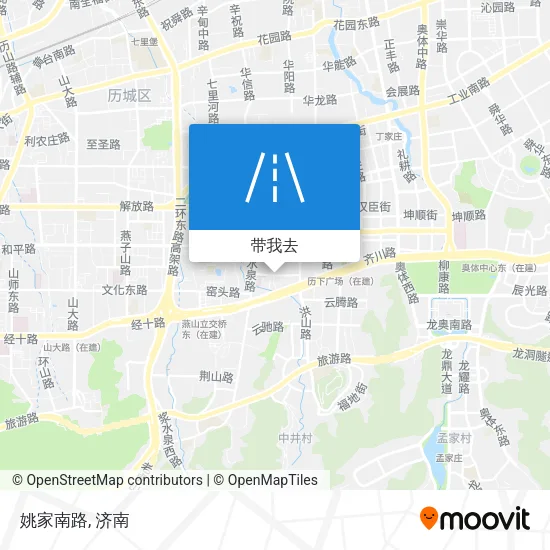 姚家南路地图