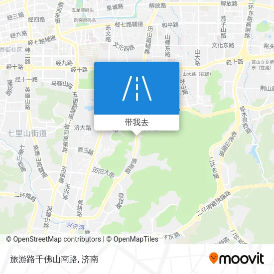旅游路千佛山南路地图