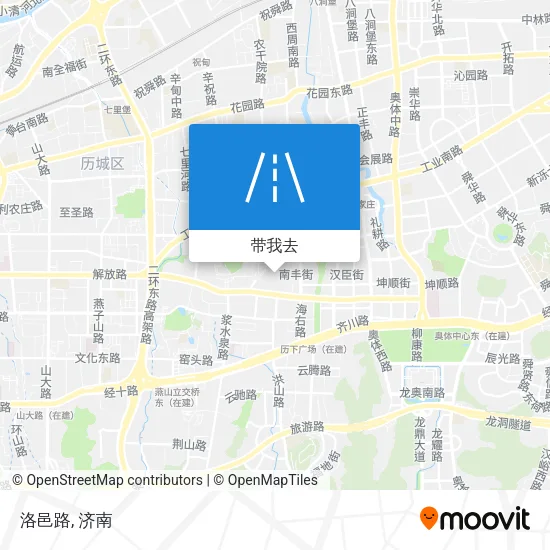 洛邑路地图