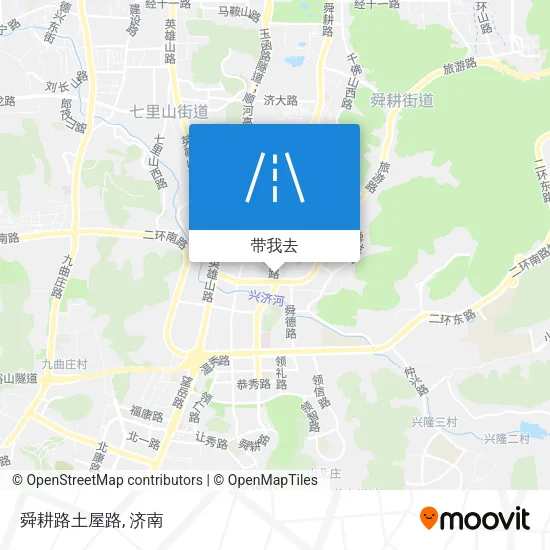 舜耕路土屋路地图