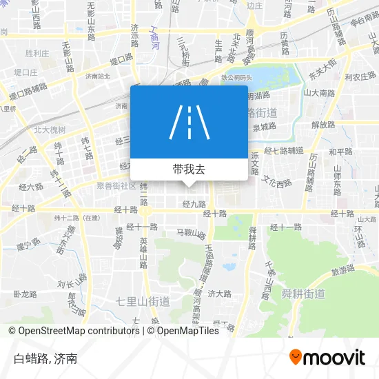 白蜡路地图