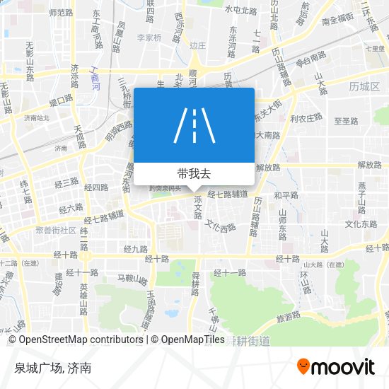 泉城广场地图