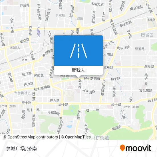 泉城广场地图