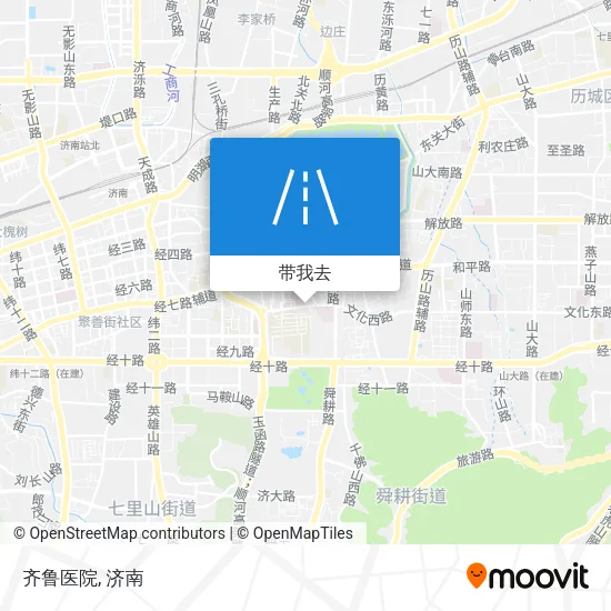 齐鲁医院地图