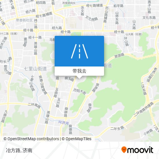 冶方路地图