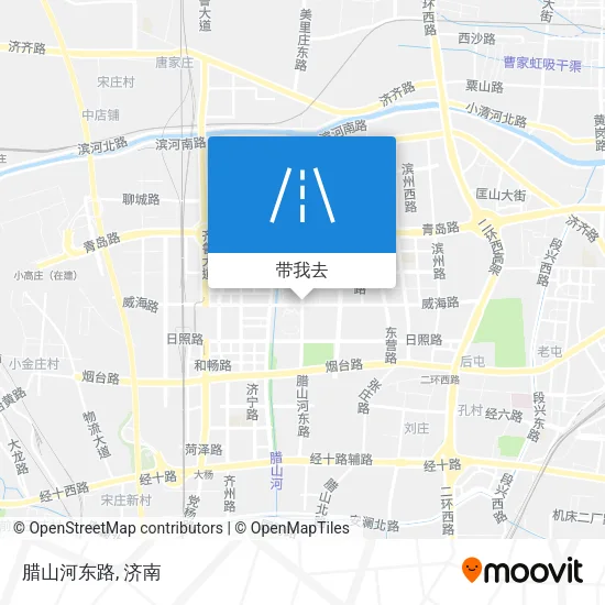 腊山河东路地图