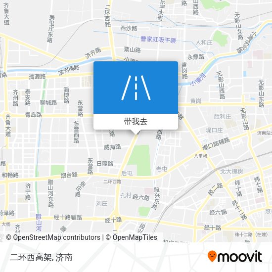 二环西高架地图
