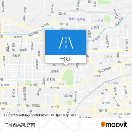 二环西高架地图