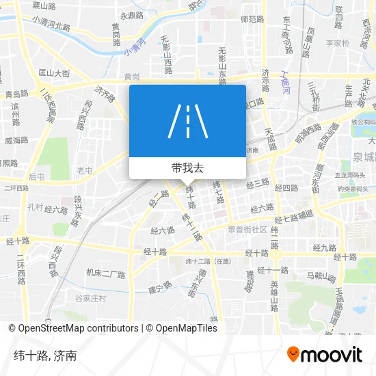 纬十路地图