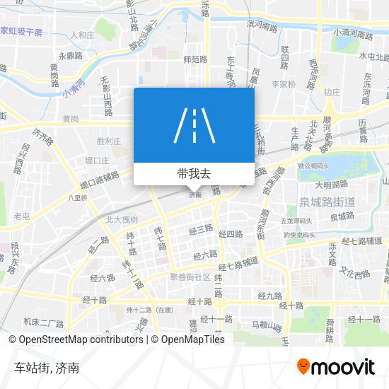 车站街地图