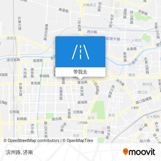 滨州路地图