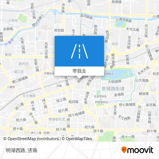 明湖西路地图