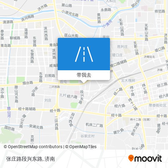 张庄路段兴东路地图