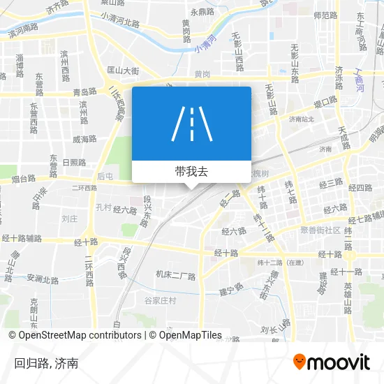 回归路地图