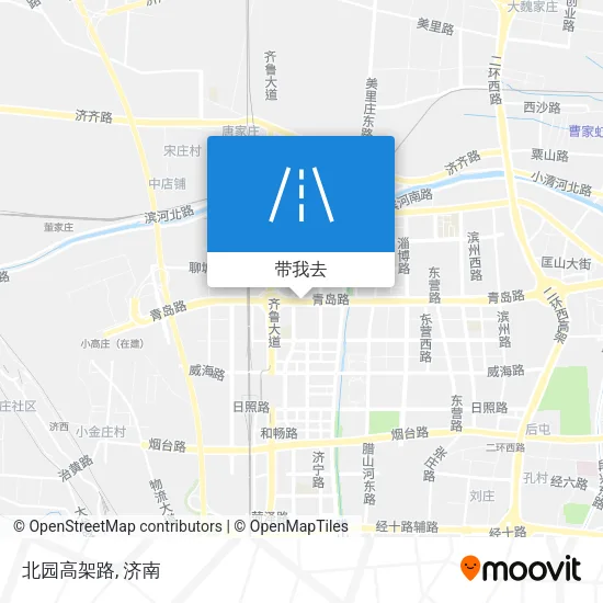 北园高架路地图