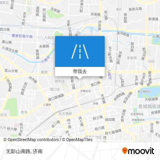 无影山南路地图