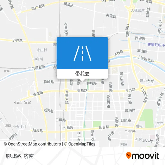 聊城路地图