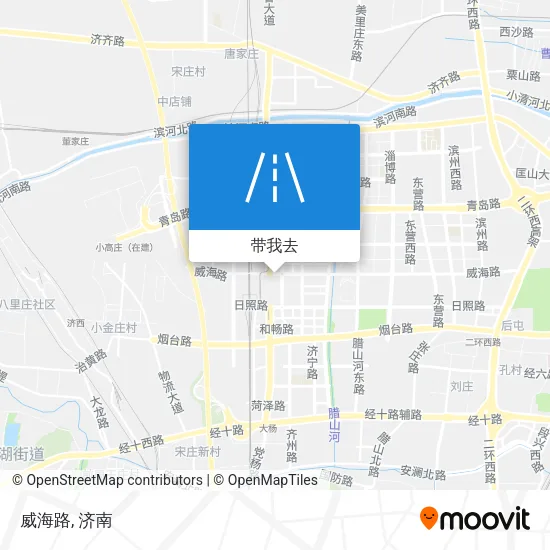 威海路地图