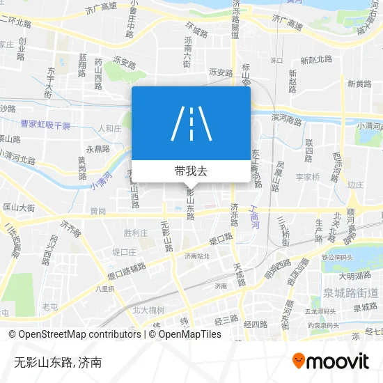 无影山东路地图