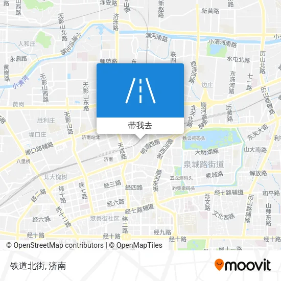 铁道北街地图