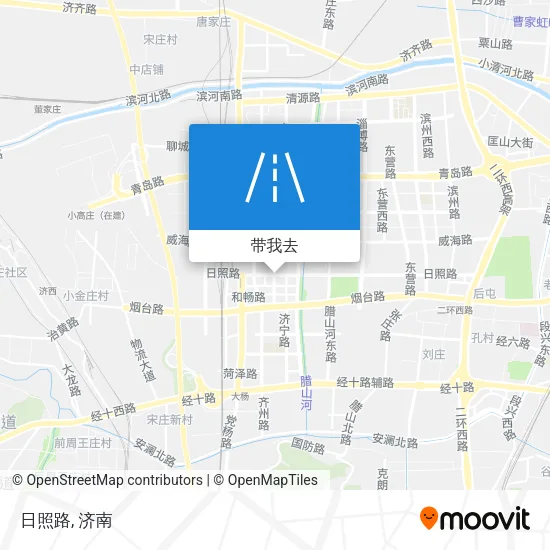 日照路地图