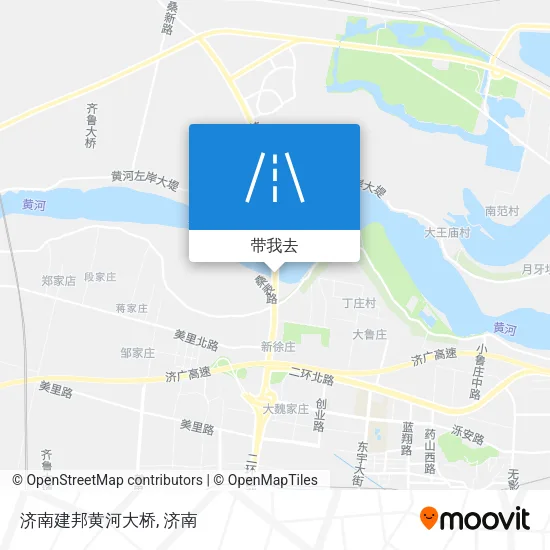 济南建邦黄河大桥地图