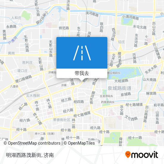 明湖西路茂新街地图