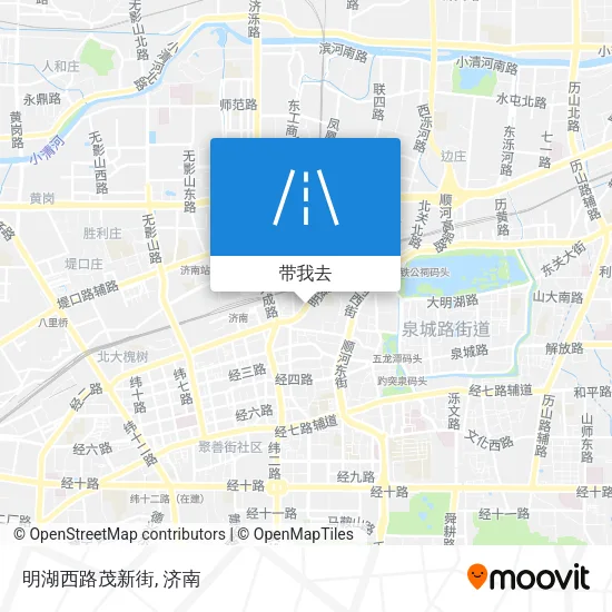 明湖西路茂新街地图