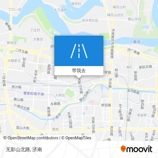 无影山北路地图