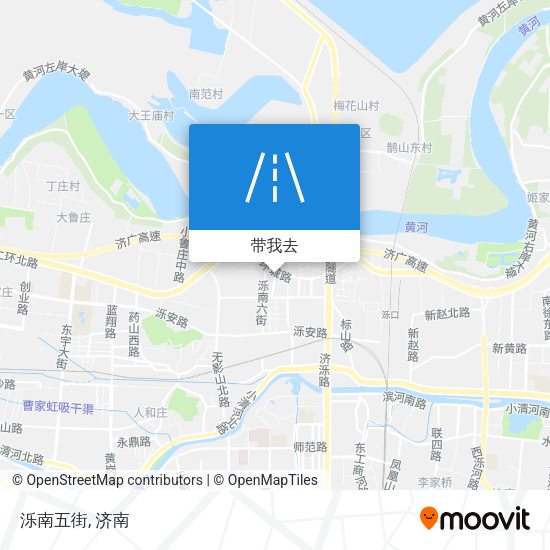 泺南五街地图