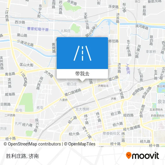 胜利庄路地图