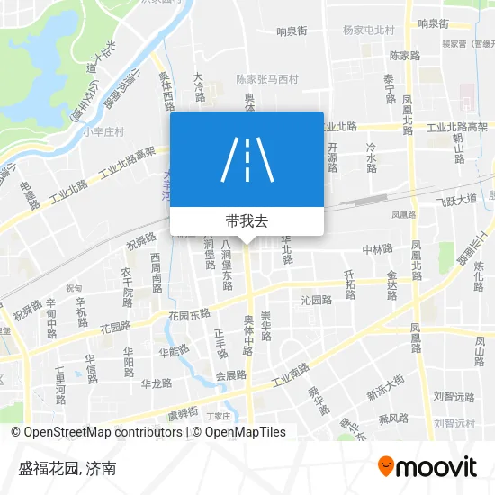 盛福花园地图