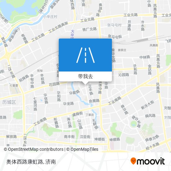 奥体西路康虹路地图