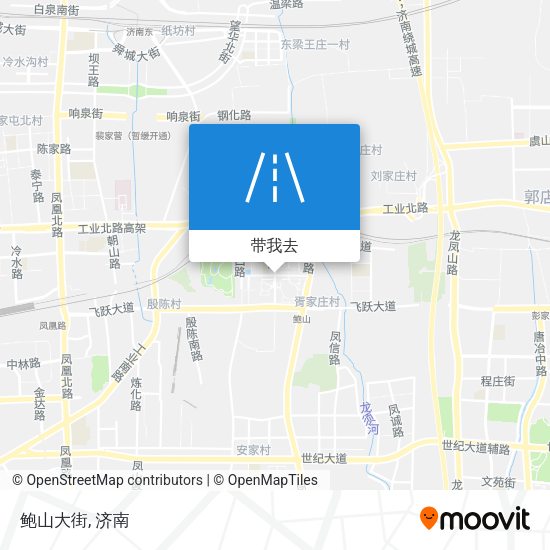 鲍山大街地图