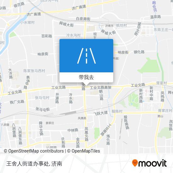 王舍人街道办事处地图