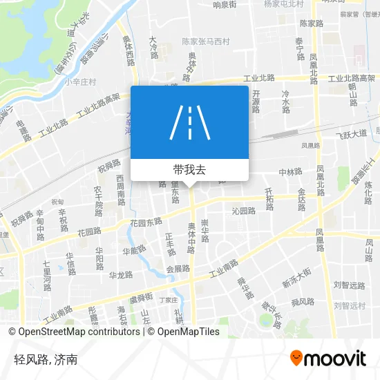 轻风路地图