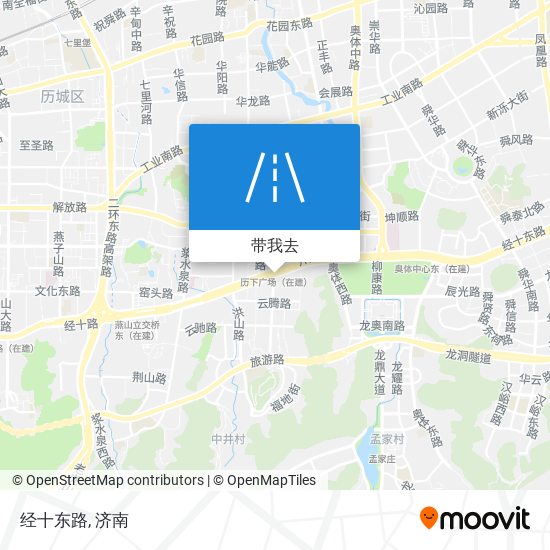 经十东路地图