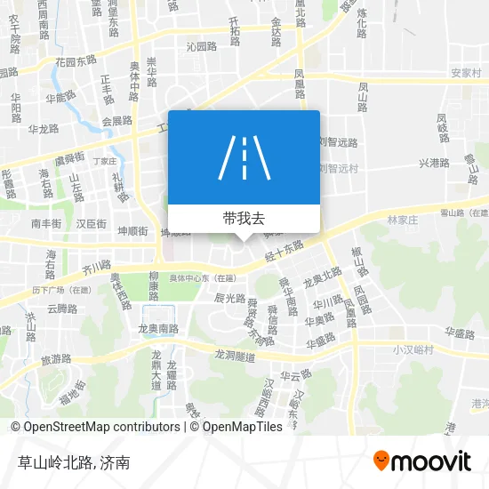 草山岭北路地图