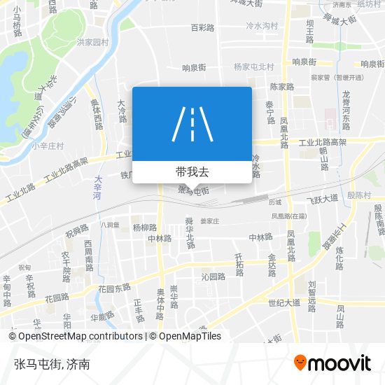 张马屯街地图