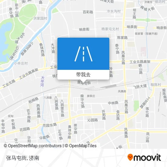 张马屯街地图