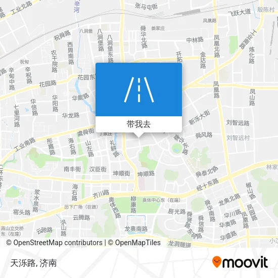 天泺路地图