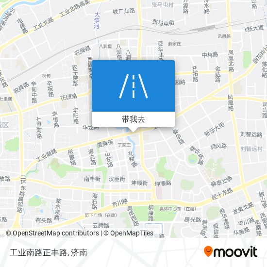 工业南路正丰路地图