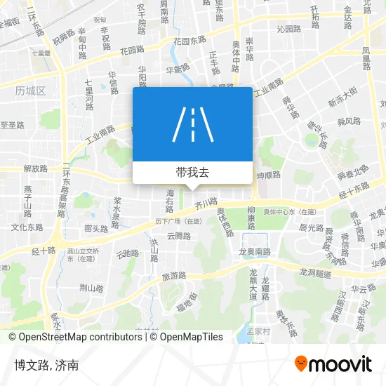博文路地图