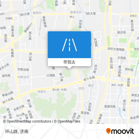 环山路地图
