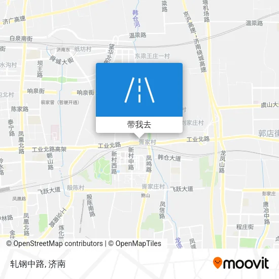 轧钢中路地图
