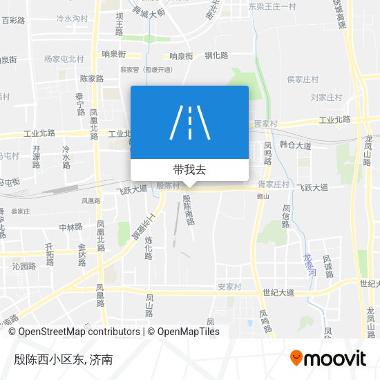 殷陈西小区东地图