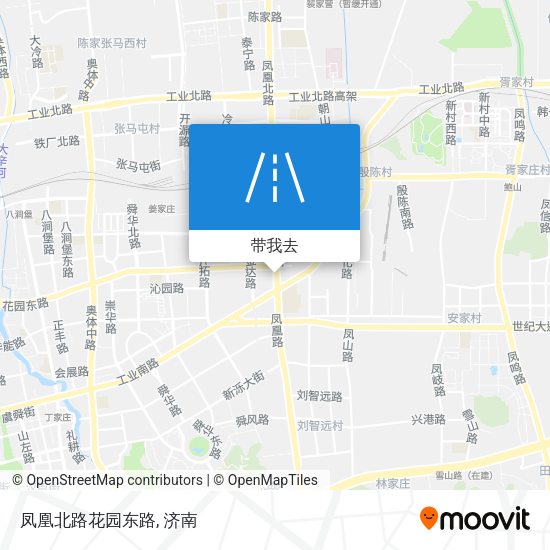 凤凰北路花园东路地图